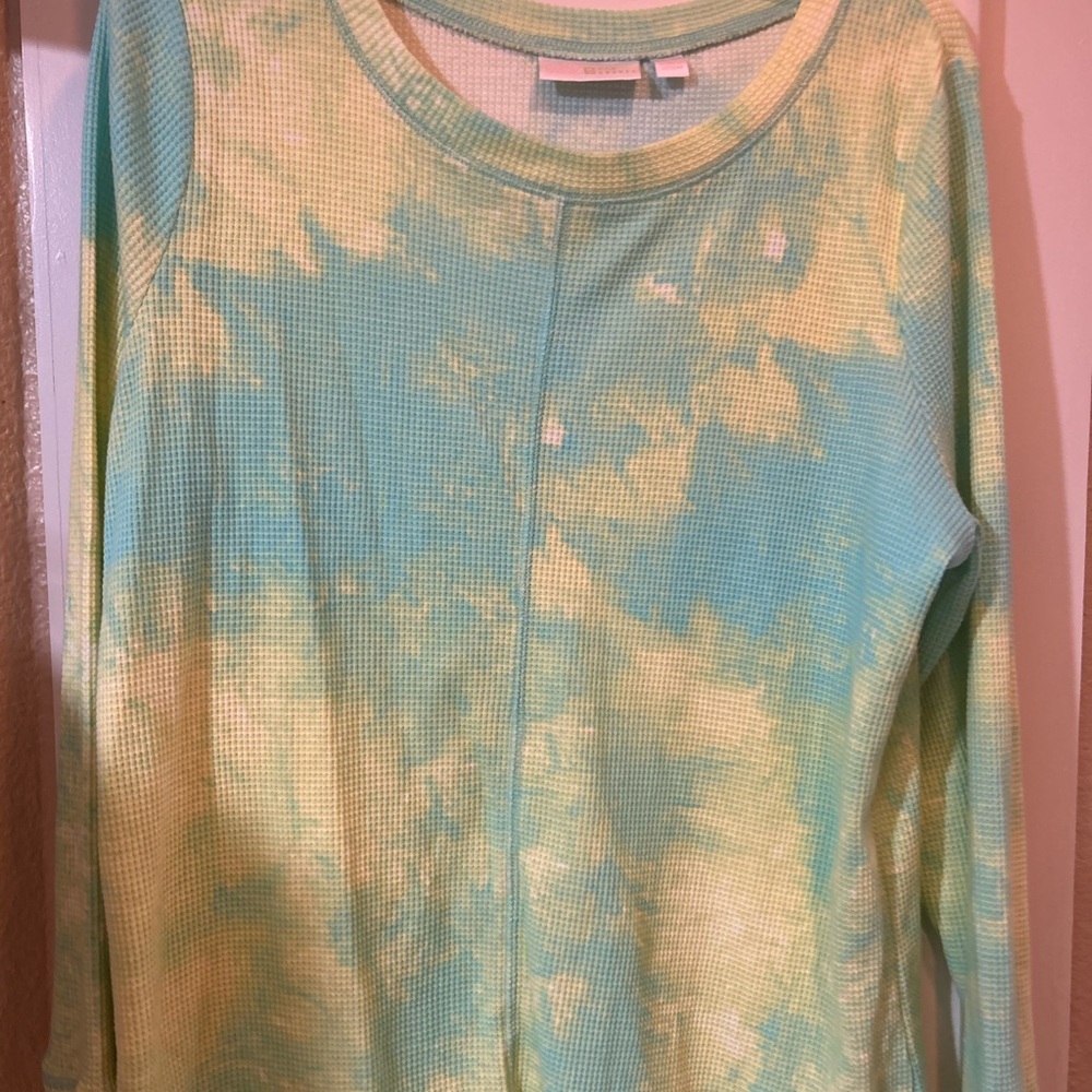 Tie-Dye Long Sleeve Top by Kim Gravel
